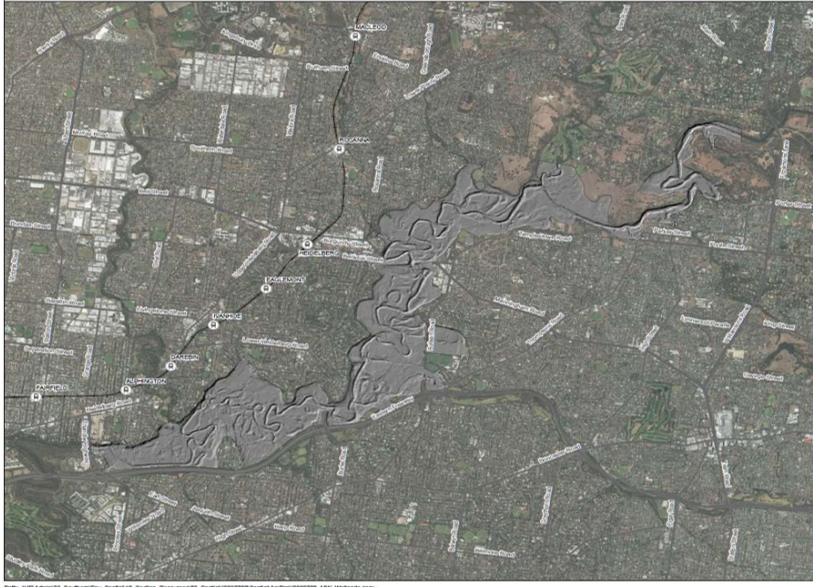 3D Lidar image of the lower Yarra Billabongs credit: Jacobs Pty. Ltd.&nbsp;